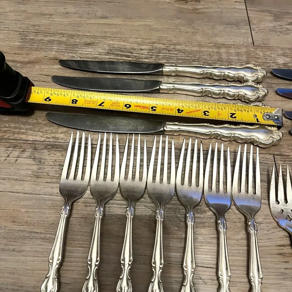Modern Baroque by Community Oneida Silverplate Flatware Service ~8 41 Pieces